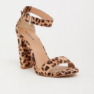 Leopard print torrid heels